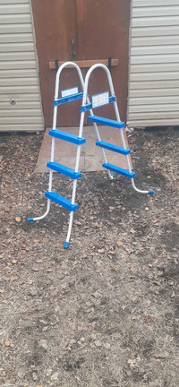 Outdoor pool ladder