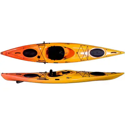 Great for the river or lake. Poly construction with skeg and self rescue straps. Two spacious hatche...