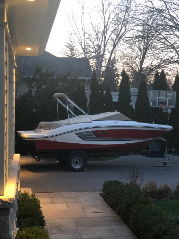 **LIKE NEW** 2016 SeaRay SPX190 Bowrider w trailer in Powerboats & Motorboats in Mississauga / Peel Region - Image 3