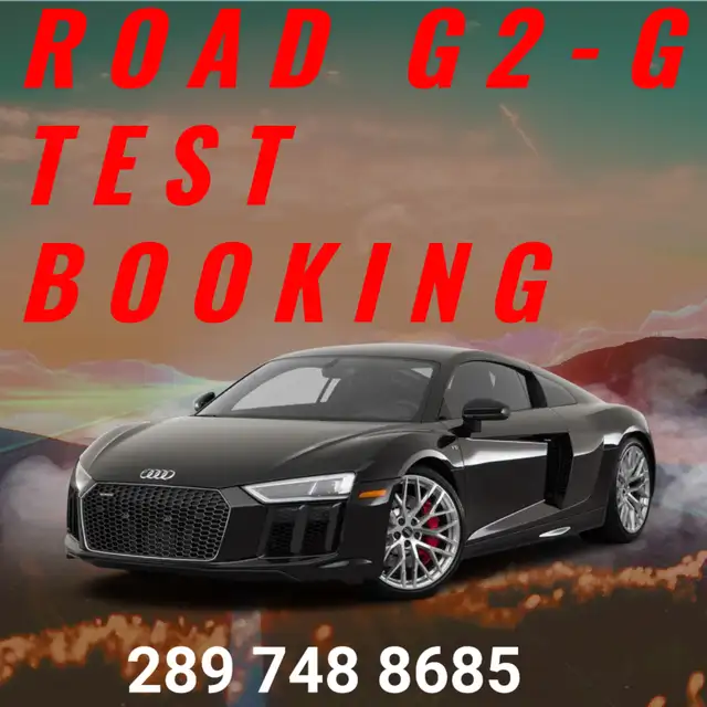 ROAD TEST ASAP G2-G EARLY BOOKING, DRIVE LESSONS