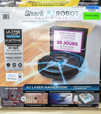 ASPIRATEUR  '' SHARK AI ROBOT'' SELF-EMPTY