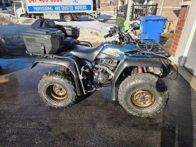 Selling a good running atv. Not moving, front drive was disconnected 2 years ago...needs those parts...