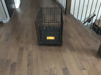 Black Wire Pet Crate- 18.5 L x 12.5 W x 14.5 H-