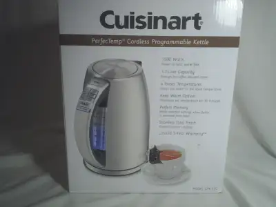 Cordless Programmable Kettle, View more