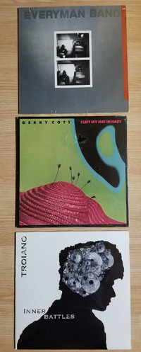 Three Vinyl Record Albums 