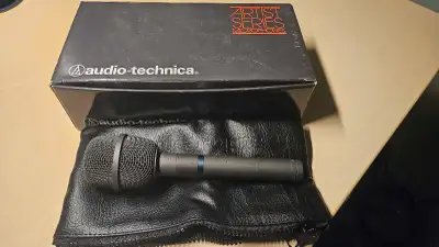 The ATM31a is a cardioid condenser mic with an electret capsule. It was presented as an all-purpose...