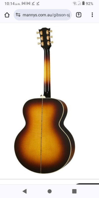SJ-200 Standard Maple - Autumn burst in Guitars in Kingston