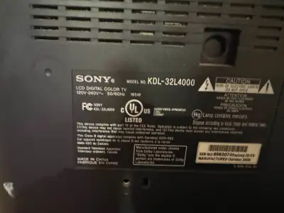 TV Sony 32" A Vendre, View more