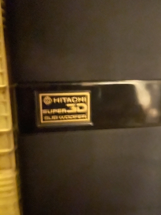 Hitachi 3D subwoofers in Arts & Collectibles in St. Albert - Image 2