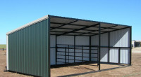 19ft x 12ft Metal Livestock Shelter