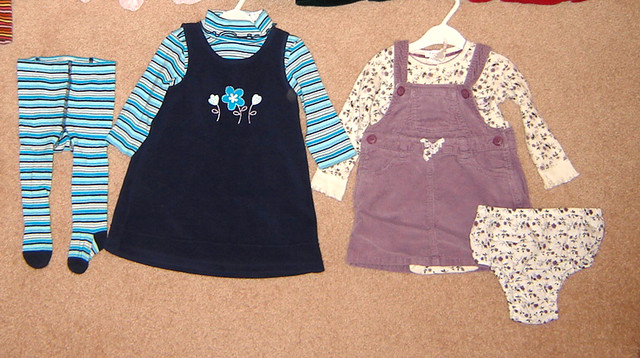 New 3 pc Sets & Dresses (EUC), New Winter Set - 12, 12-18, 18 m in Clothing - 12-18 Months in Strathcona County - Image 3