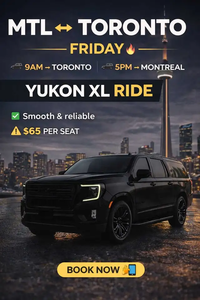 TORONTO-KINGSTON-MTL APRIL 17TH 5PM426574808079421440