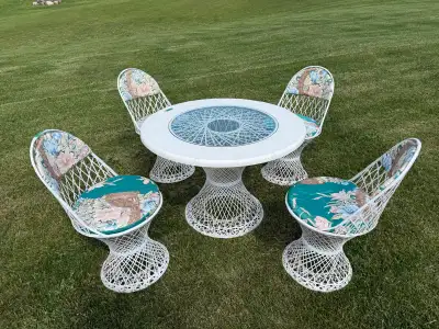 spun fiberglass patio set, View more