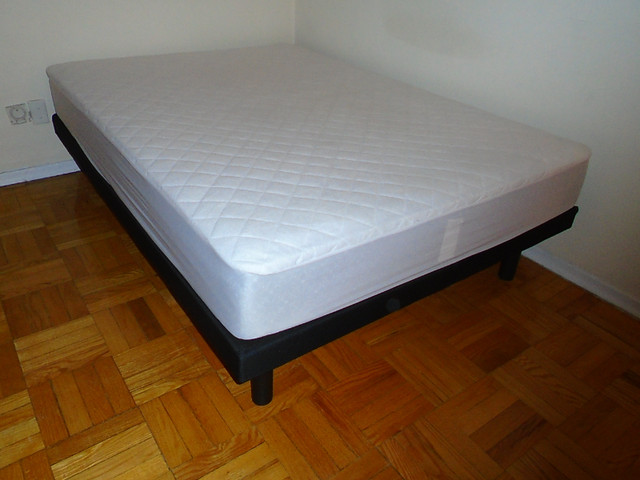 Matress + Frame (Full Size)  **like new** in Beds & Mattresses in Guelph