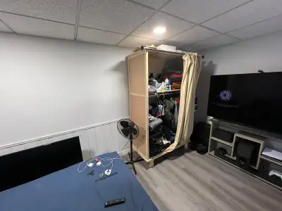 Private Room available with parking spot