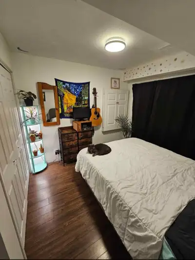 All inclusive fully furnished sublet 10-30 min walk to Downtown/Queens/hospitals. 2 min walk to groc...