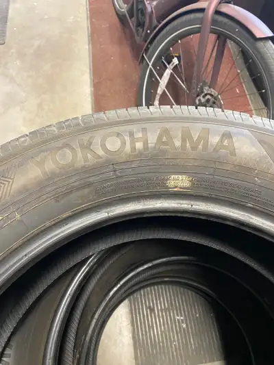 Set of 4 Yokohama Geolandar X-CV 265/60R20 tires for sale. roughly 10,00 kms on them. 8/32 tread lef...