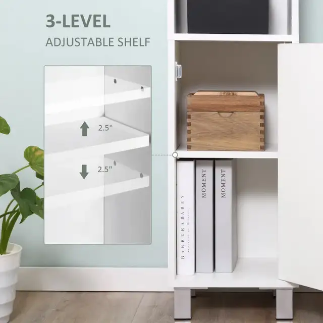 71" tall  Bathroom Storage Cabinet with Mirror  in Storage & Organization in Markham / York Region - Image 5