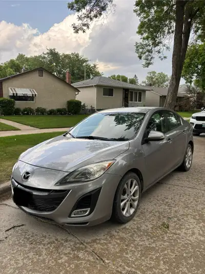 Hi selling our 2010 Mazda 3 GT. Power windows locks. heated seats, great ac everything works as it s...