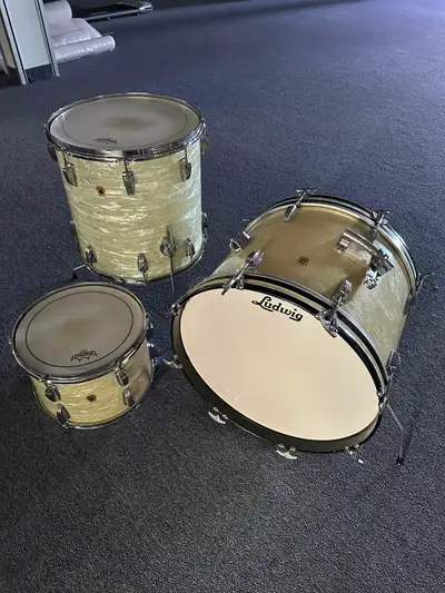 1969 Ludwig Maple “Superbeat” - White Marine Pearl, View more