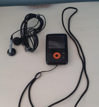 Creative Labs Zen V MP3 Player Black Orange 1GB w earbuds & cord