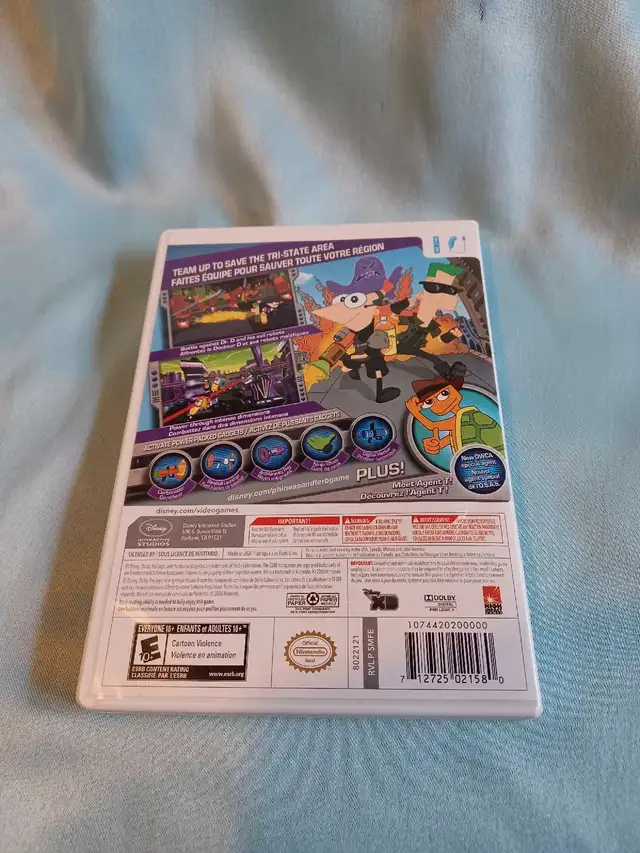 Wii Disney Phineas and Ferb game63694086857985121