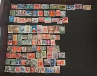 100 Australia postage stamps (B), no duplicates-new location