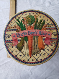 Uncle Ben's Rice Tin 1980's
