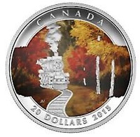 2015 -$20 Cdn, Autumn Series- Autumn Express