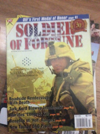 Soldier of Fortune Magazines--100 magazines
