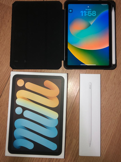 (negotiable) iPad Mini 6th Gen + Case, View more