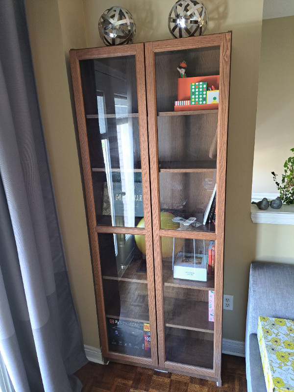 Bookcase with glass doors in Bookcases & Shelving Units in City of Toronto