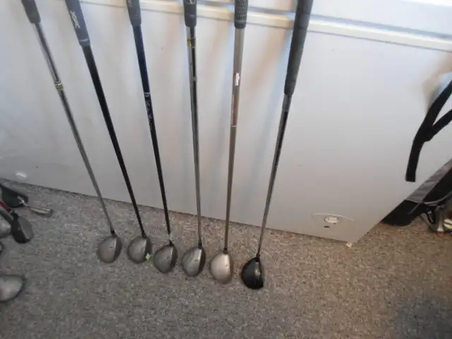 SIX RIGHT HANDED FAIRWAY/ RESCUE GOLF CLUBS in Golf in Sudbury - Image 2