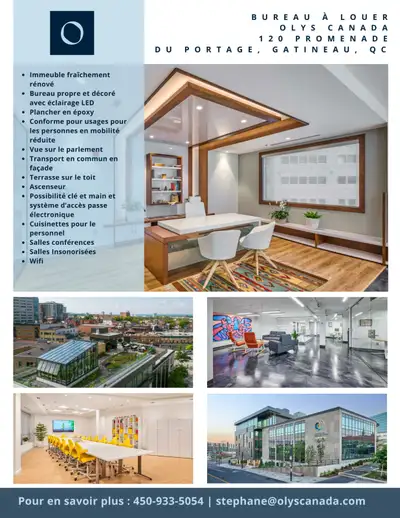 LOCAL COMMERCIAL – LAST MILE DELIVERY / DROP POINT 120 promenade du Portage, Hull-Gatineau ✔ Accès d...