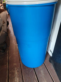 Buckets - 3 sizes available.  Barrels 15 Gallon size.