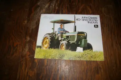John Deere 40 and 50 hp 2040, 2240 Tractors Brochure 1979, View more
