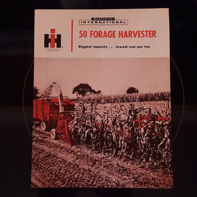 1963 McCormick International 50 Forage Harvester Sales Brochure in Arts & Collectibles in Owen Sound