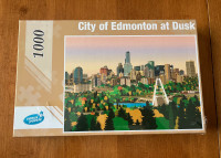 Brand New Custom 1000-Piece Puzzle, City of Edmonton at Dusk 
