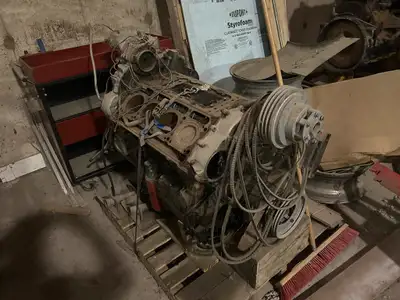 Moteur Détroit 8V92 silver 475HP 1981 - Têtes refaites à neuf