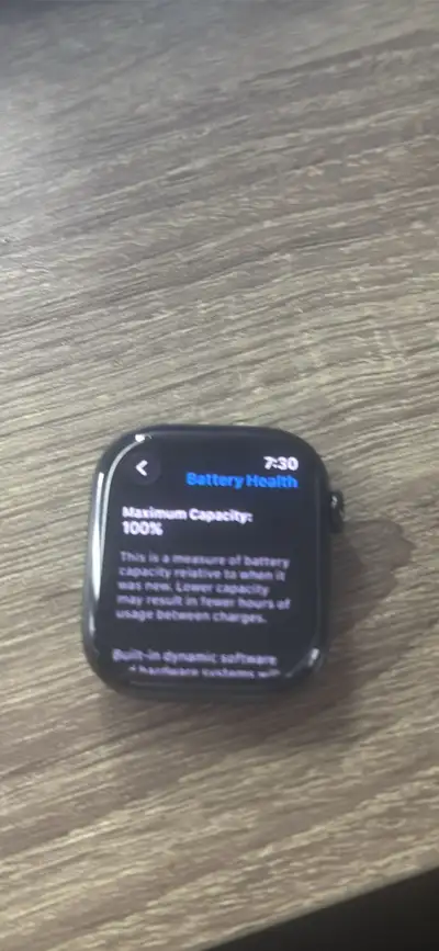Apple Watch series 10 46mm slate Black CEL, BATTERY HEA, View more