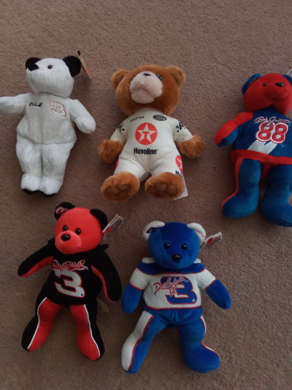 Nascar Beanie Teddy Bears in Arts & Collectibles in Kingston