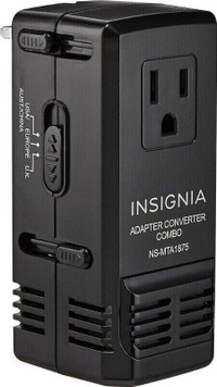 Insignia All-in-One Travel Adapter/Converter (NS-MTA1875-C)