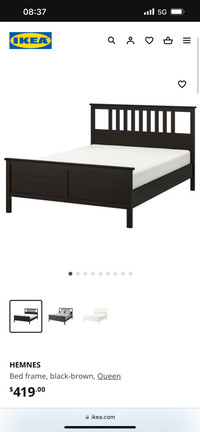 IKEA HEMNES queen bed