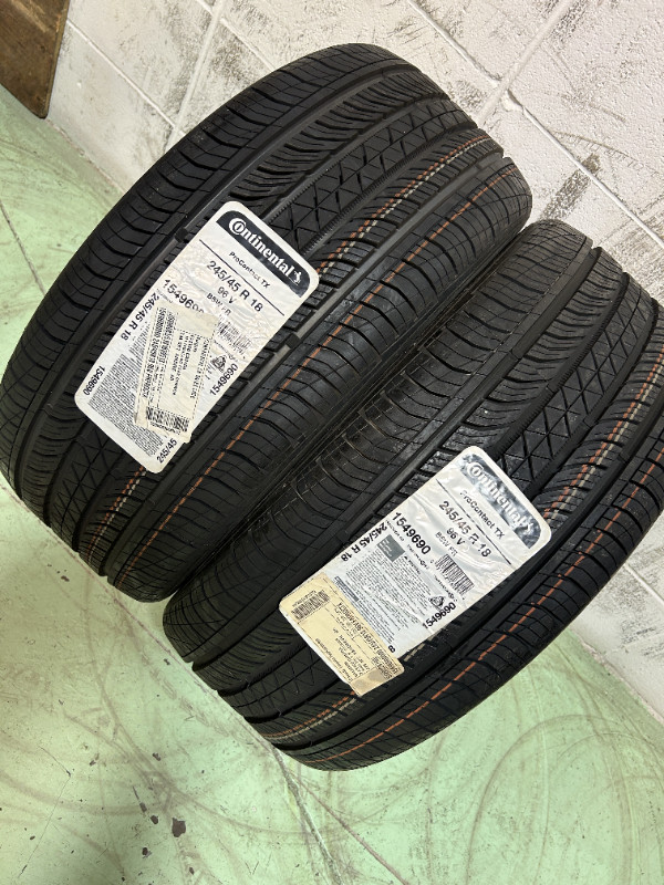 245/45R18 Continental ProContact All Season Tires (NEW PAIR) in Tires & Rims in Calgary - Image 4