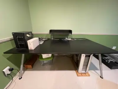 Computer table W 43” L 77” H 28”$75, View more