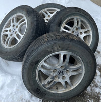 215/65r15 All Season tires in rims for Honda CRV/Accord/Civic