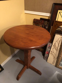 Solid wood table with 5 chairs