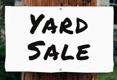 Yard Sale June 13 4-7. June 14 8-2, View more