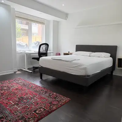 Looking for a peaceful, comfortable home in a great location? This bright, fully furnished ground-le...