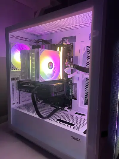 White Gaming PC, View more